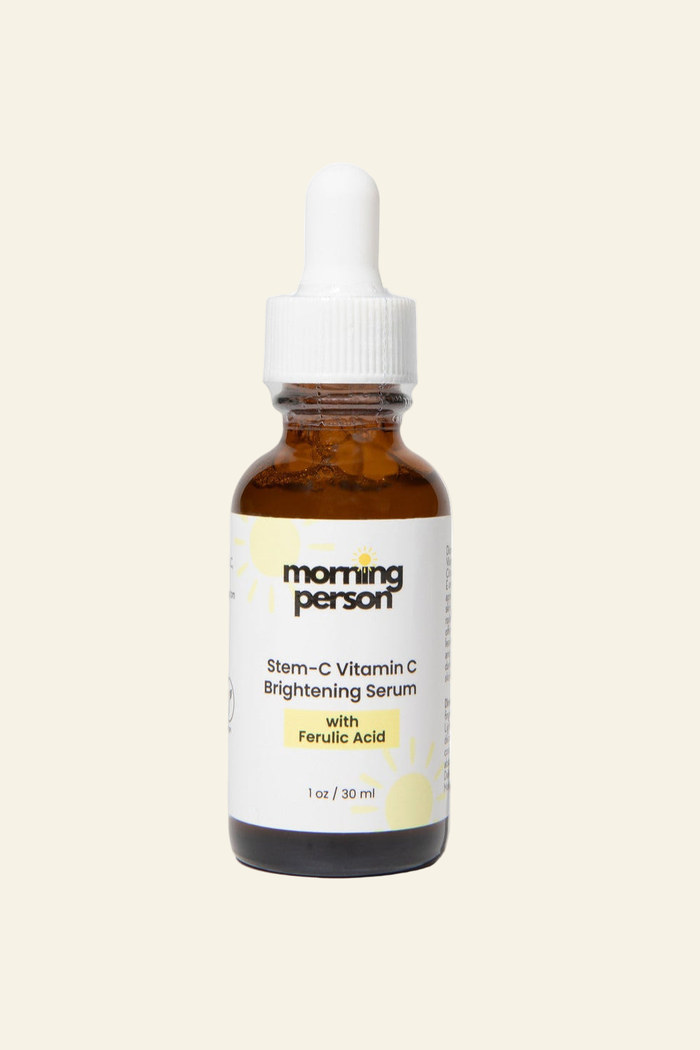 Morning Person Stem-C Vitamin C Brightening Serum with Ferulic Acid - My American Goods