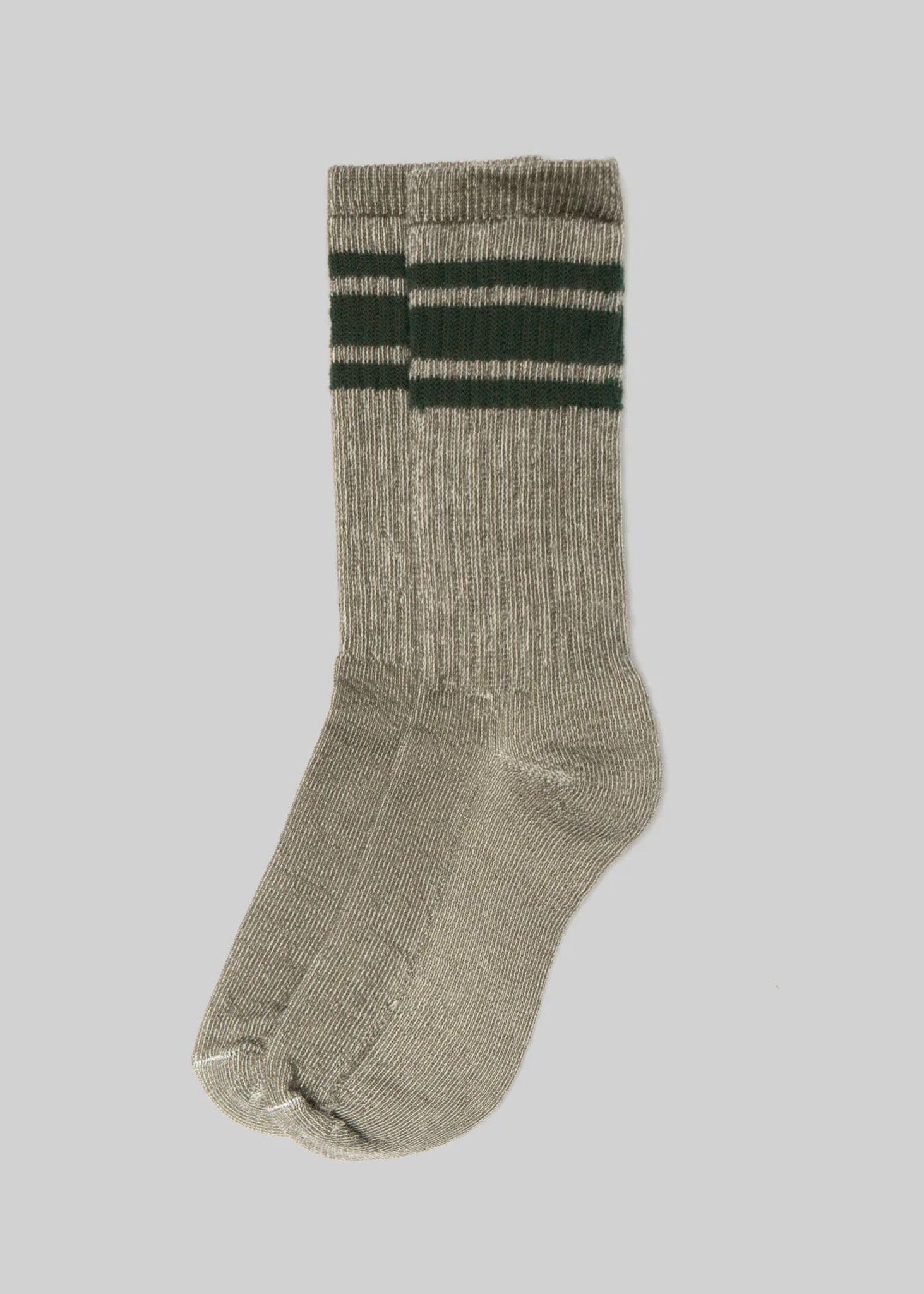 American Trench Socks moss / m Merino Activity Crew