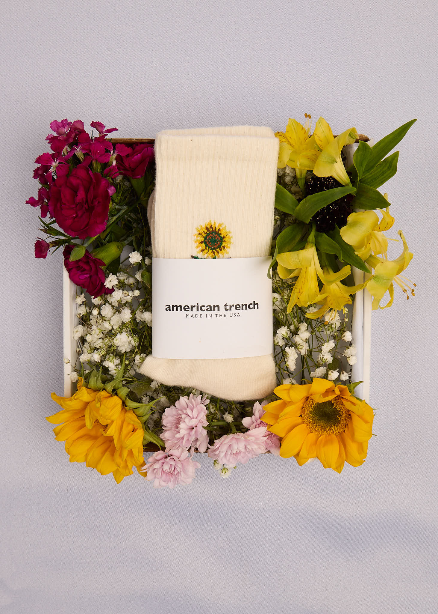 American Trench Socks The Bloom Crew