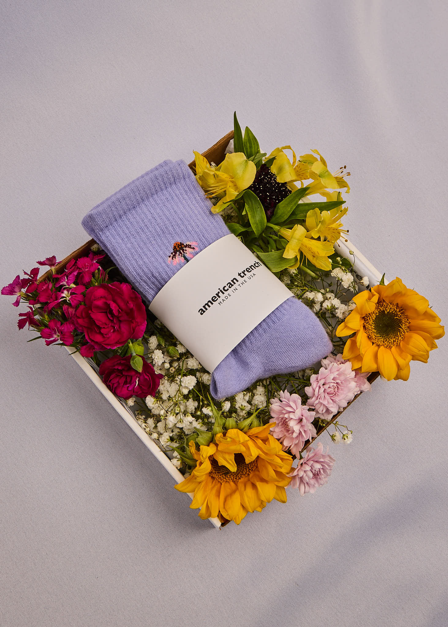 American Trench Socks The Bloom Crew