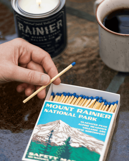 Good &amp; Well Supply Co. Mount Rainier Vintage National Park Cabin Matches