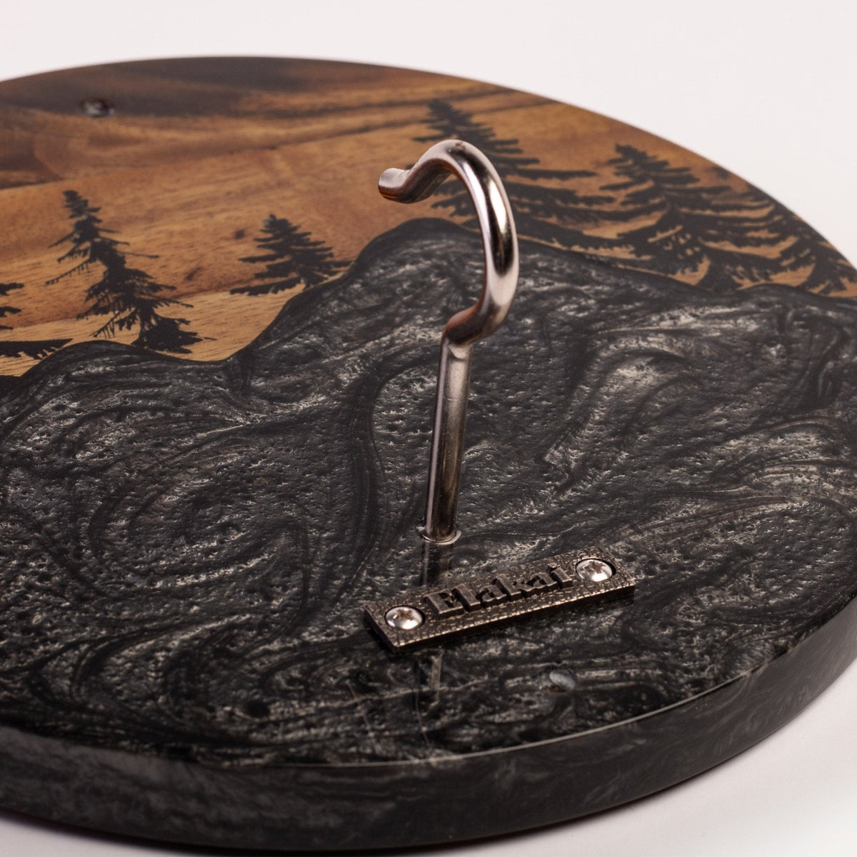 Mountain Acacia Wood Hook and Ring Toss Game