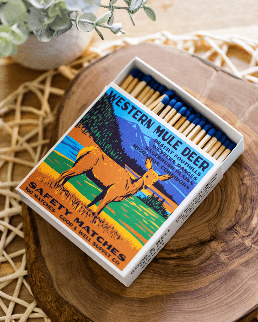 Good &amp; Well Supply Co. Western Mule Deer Cabin Matches