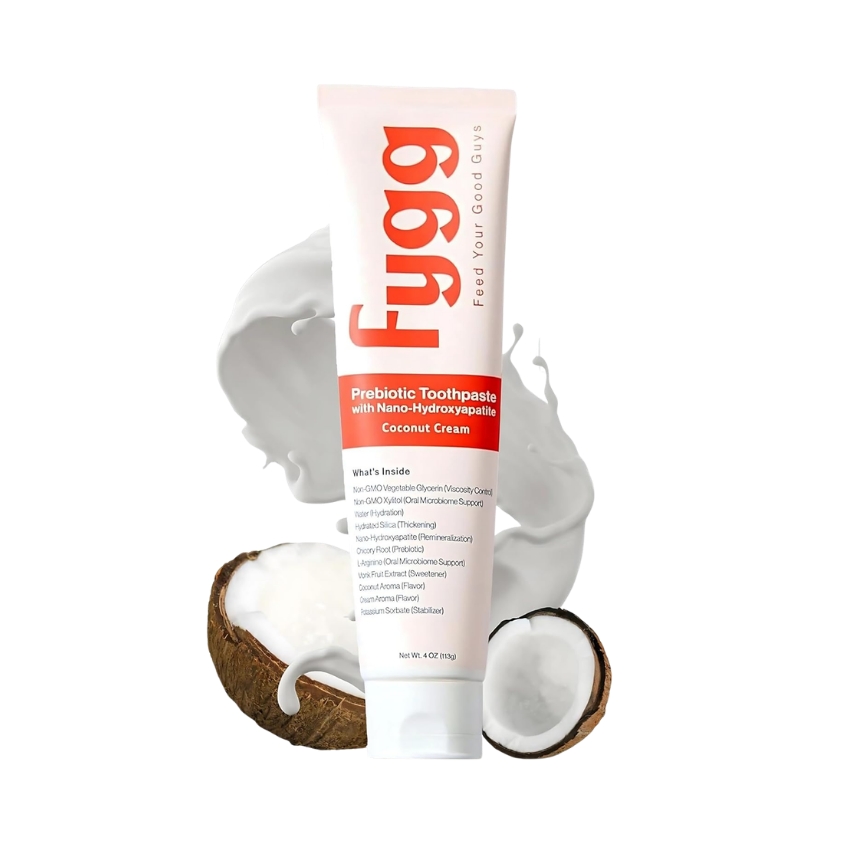 Nano-Hydroxyapatite Toothpaste with Prebiotics | Coconut Cream