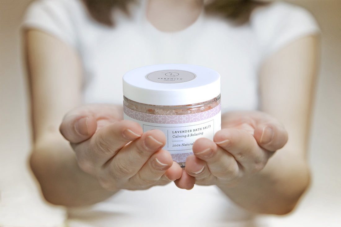 Lavender Natural Bath Salt Soak - My American Goods