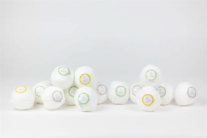 Bulk - 100 Natural Vegan Mix scents Bath Bombs - White - My American Goods