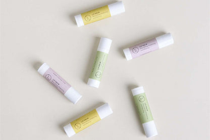 Lip Balm, Set of 3 Natural Unscented Lip Balms - My American Goods