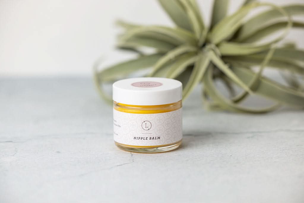 Lizush CREAMS &amp; OILS Natural Breastfeeding Nipple Balm, Vegan Nipple Salve
