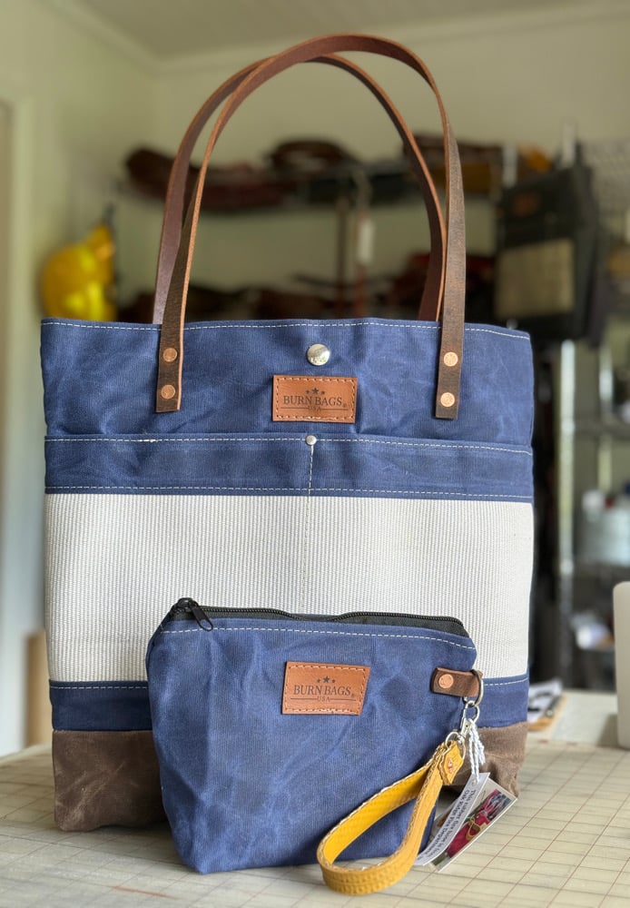 Navy Blue Classic Burn Bag