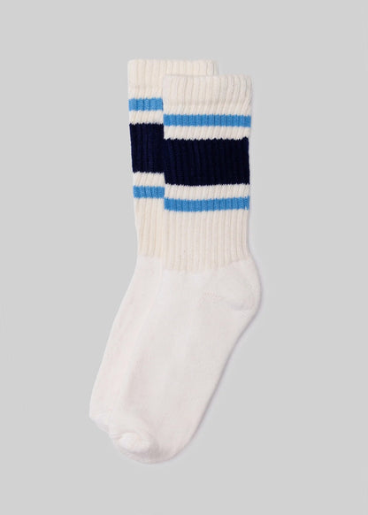 American Trench Socks navy/col. blue / One Size The Retro Stripe