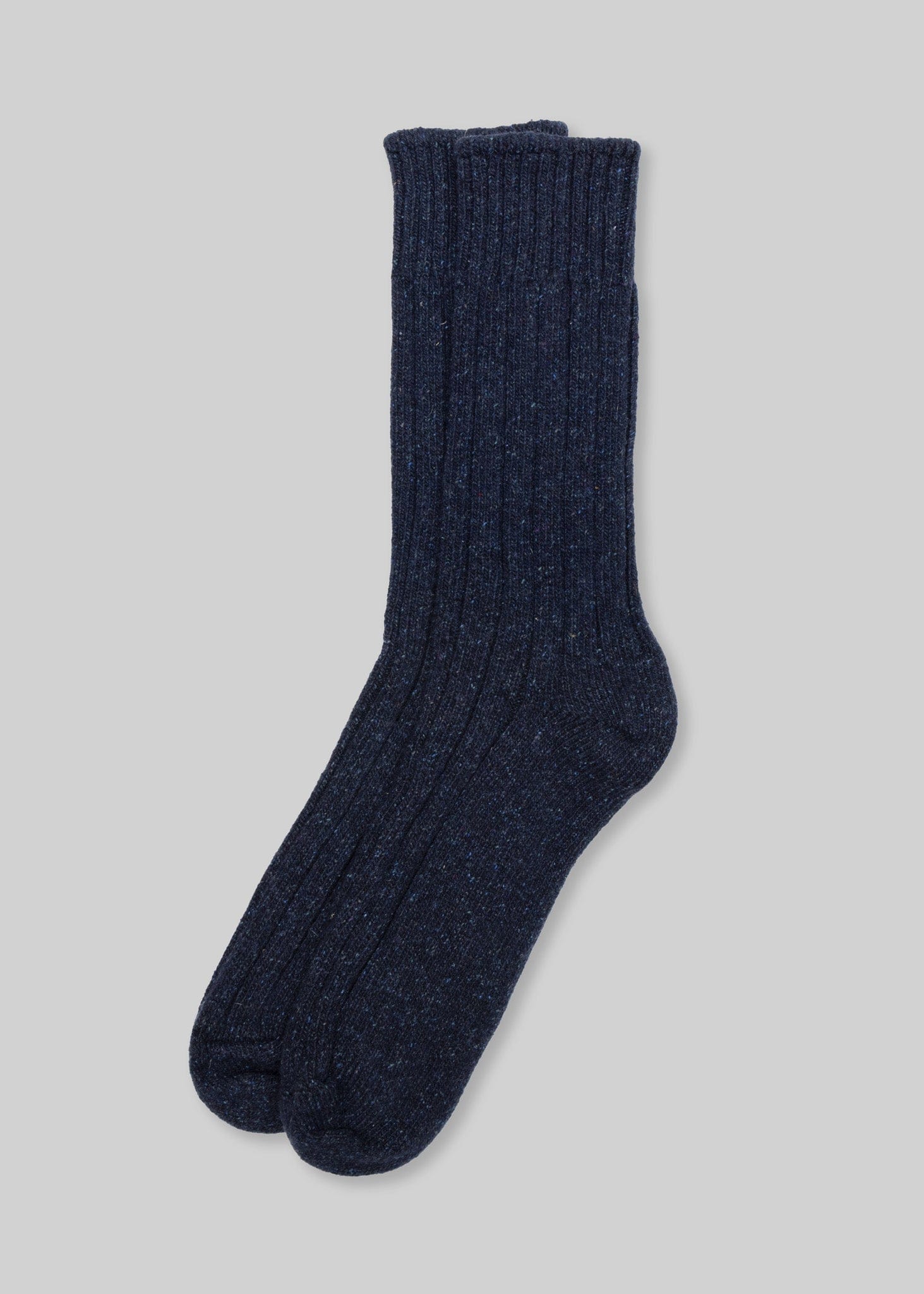 American Trench Socks navy / m Wool Silk Boot Sock
