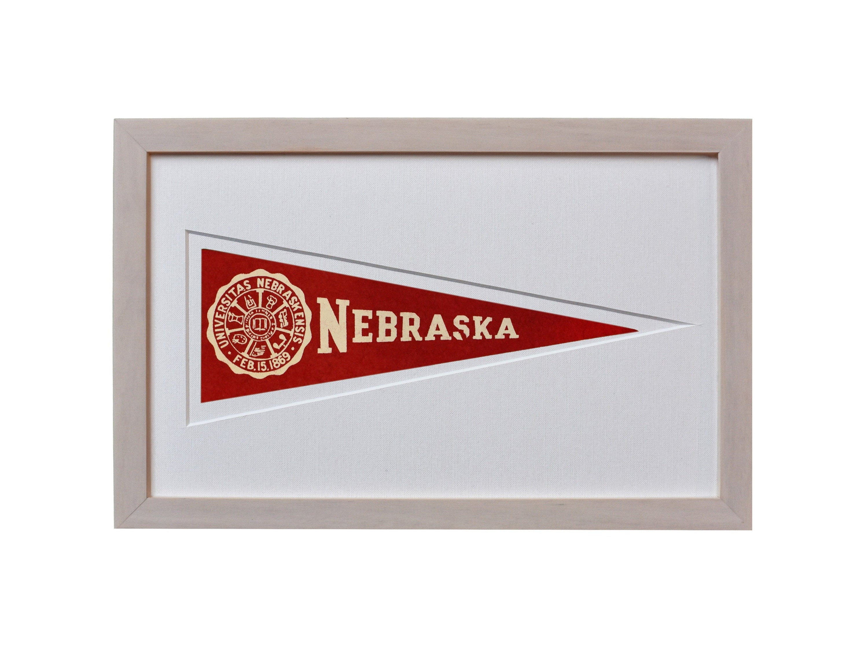 Americana Memories Vintage University of Nebraska Hormel Pennant