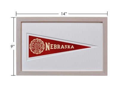 Vintage University of Nebraska Hormel Pennant