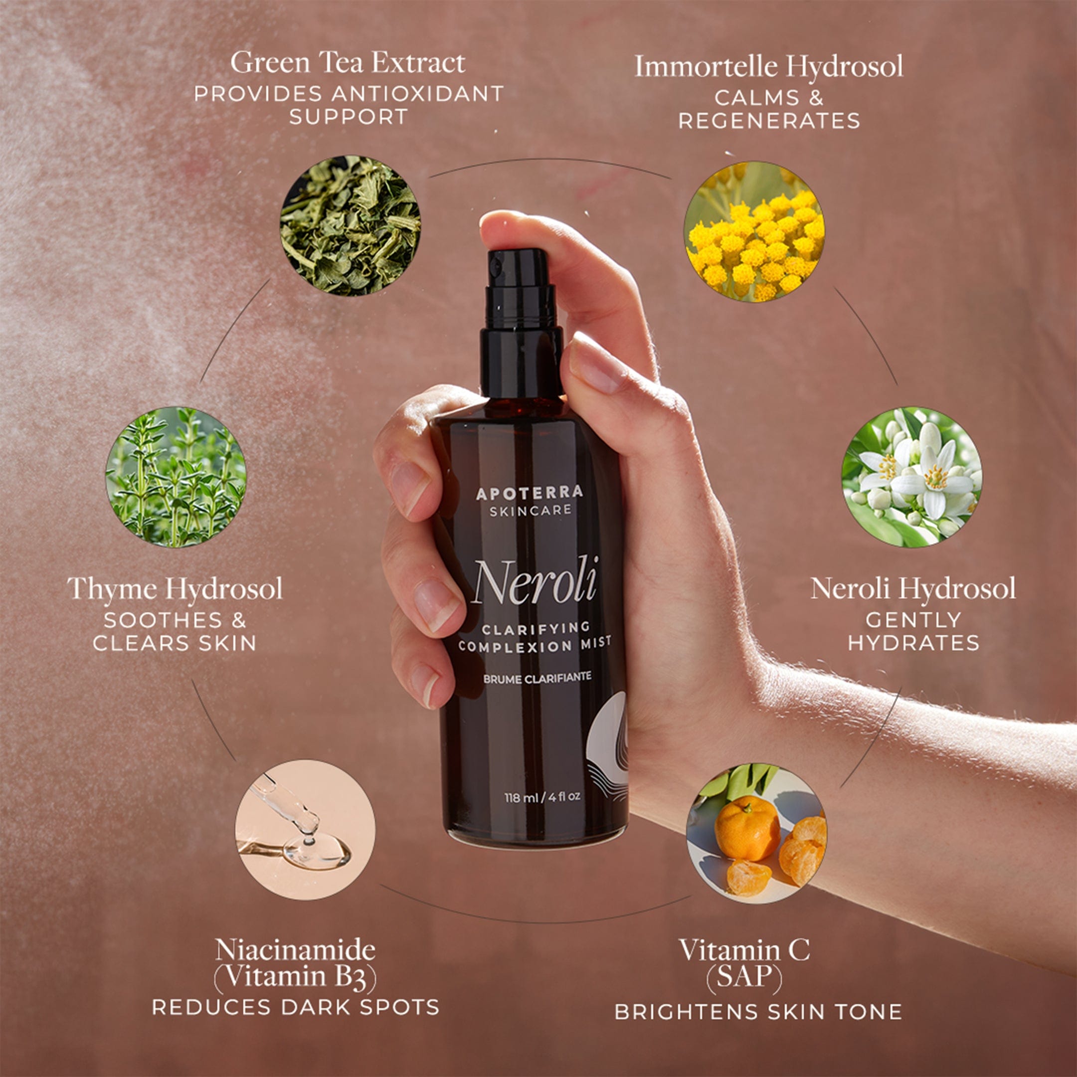 Apoterra Toner Neroli Clarifying Complexion Mist