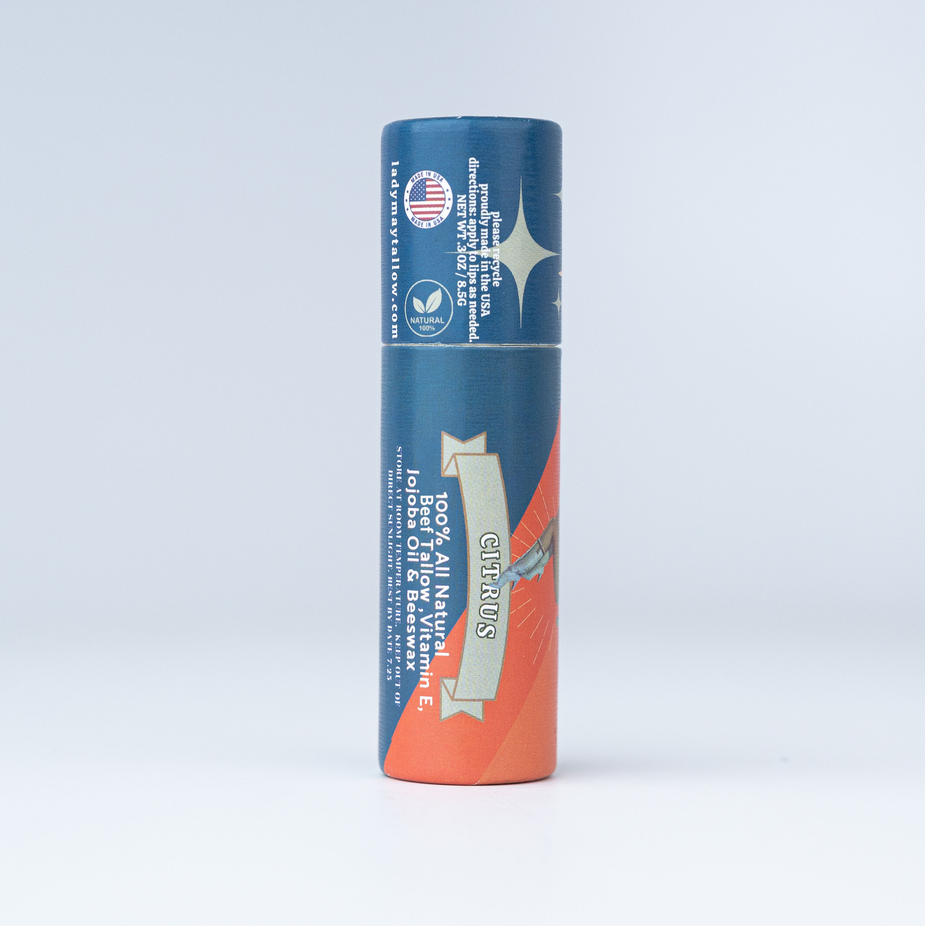 Tallow Lip Balm Multipack - Citrus, Vanilla, Mint, Pina Colada
