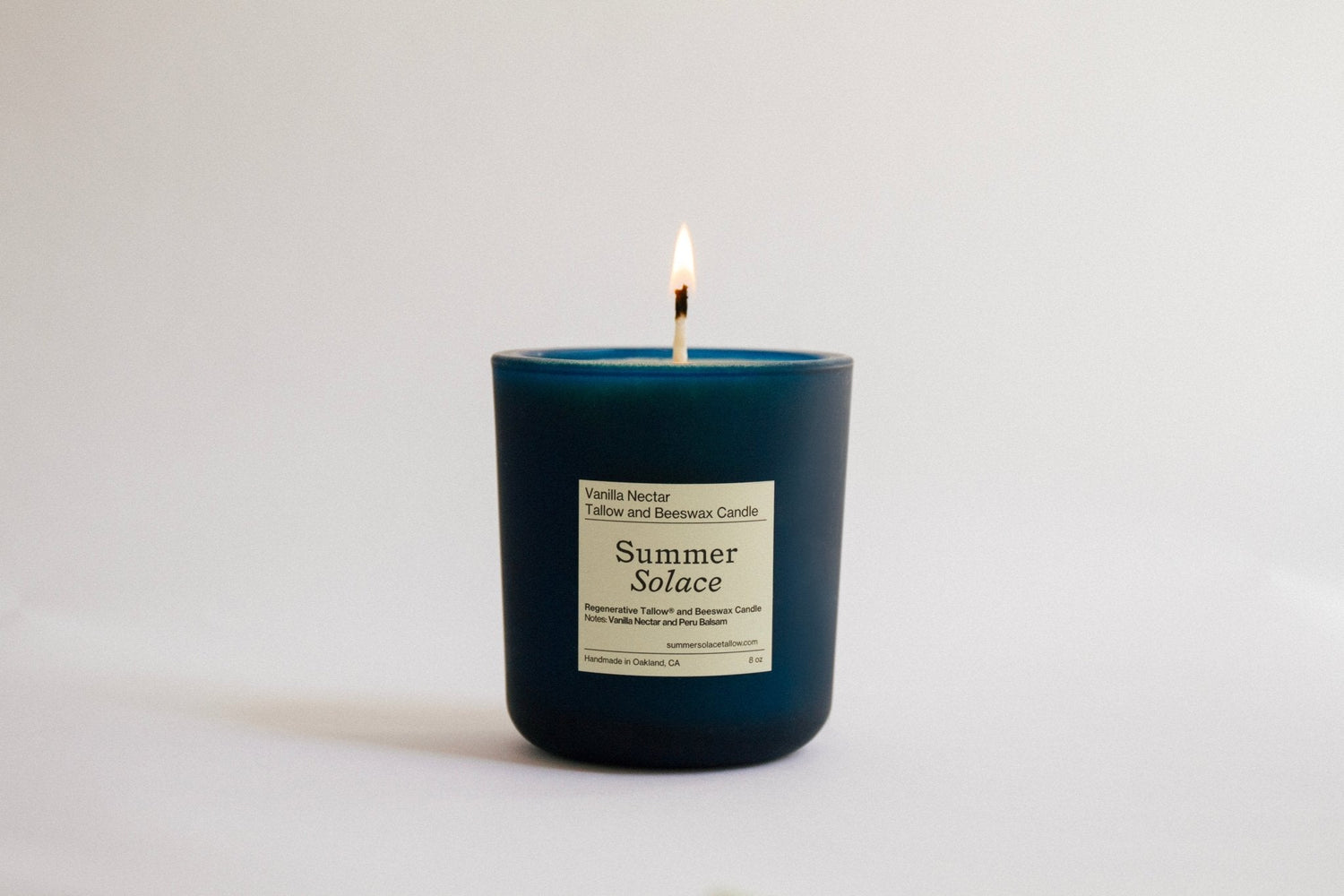 Vanilla Nectar – Tallow &amp; Beeswax Candle with Peru Balsam | 8.5 oz - My American Goods