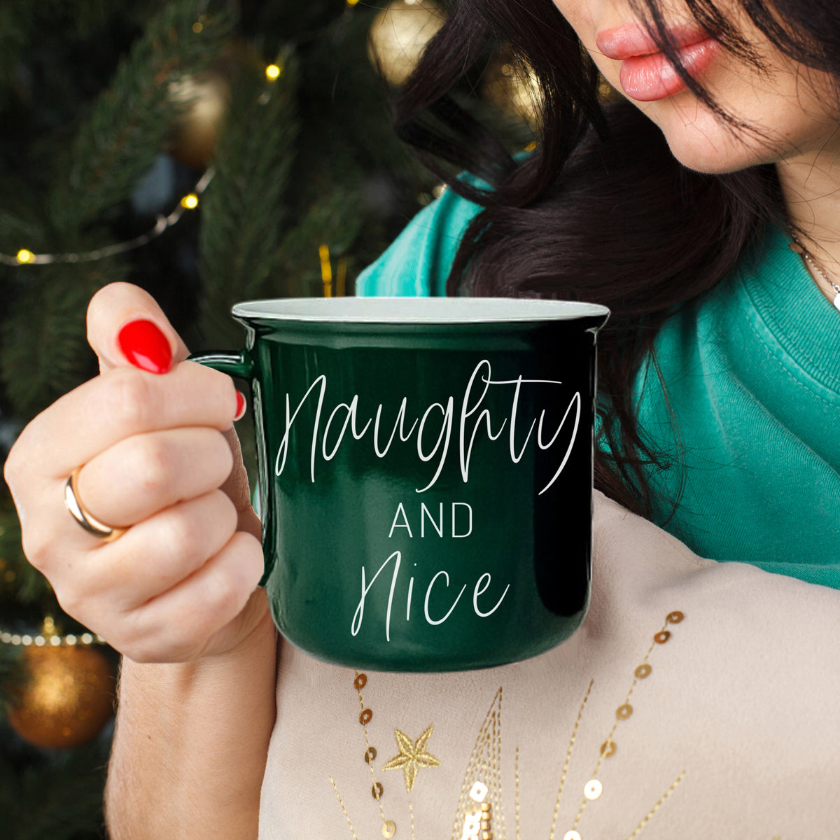 Naughty &amp; Nice Mug - My American Goods
