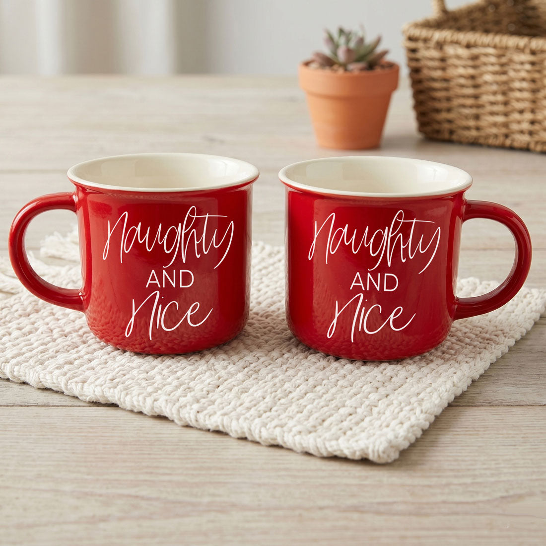 Naughty &amp; Nice Mug