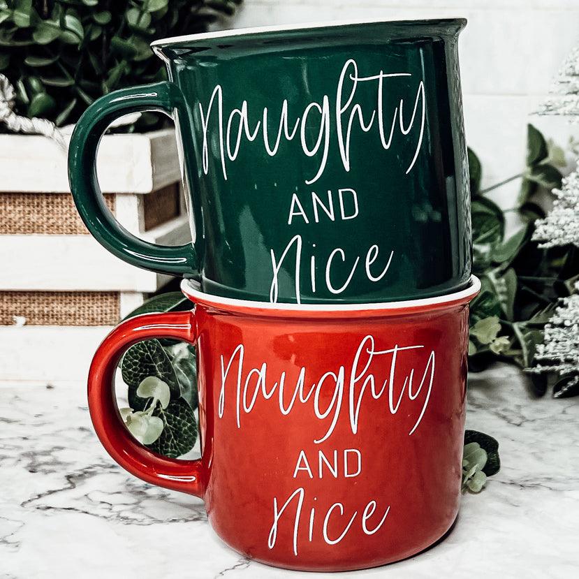 Naughty &amp; Nice Mug - My American Goods