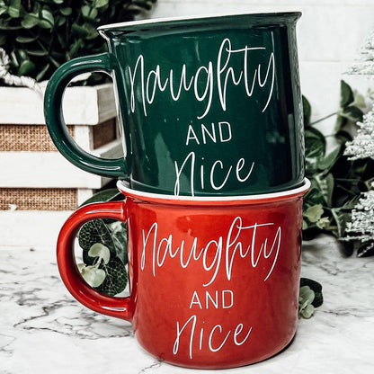 Naughty &amp; Nice Mug - My American Goods