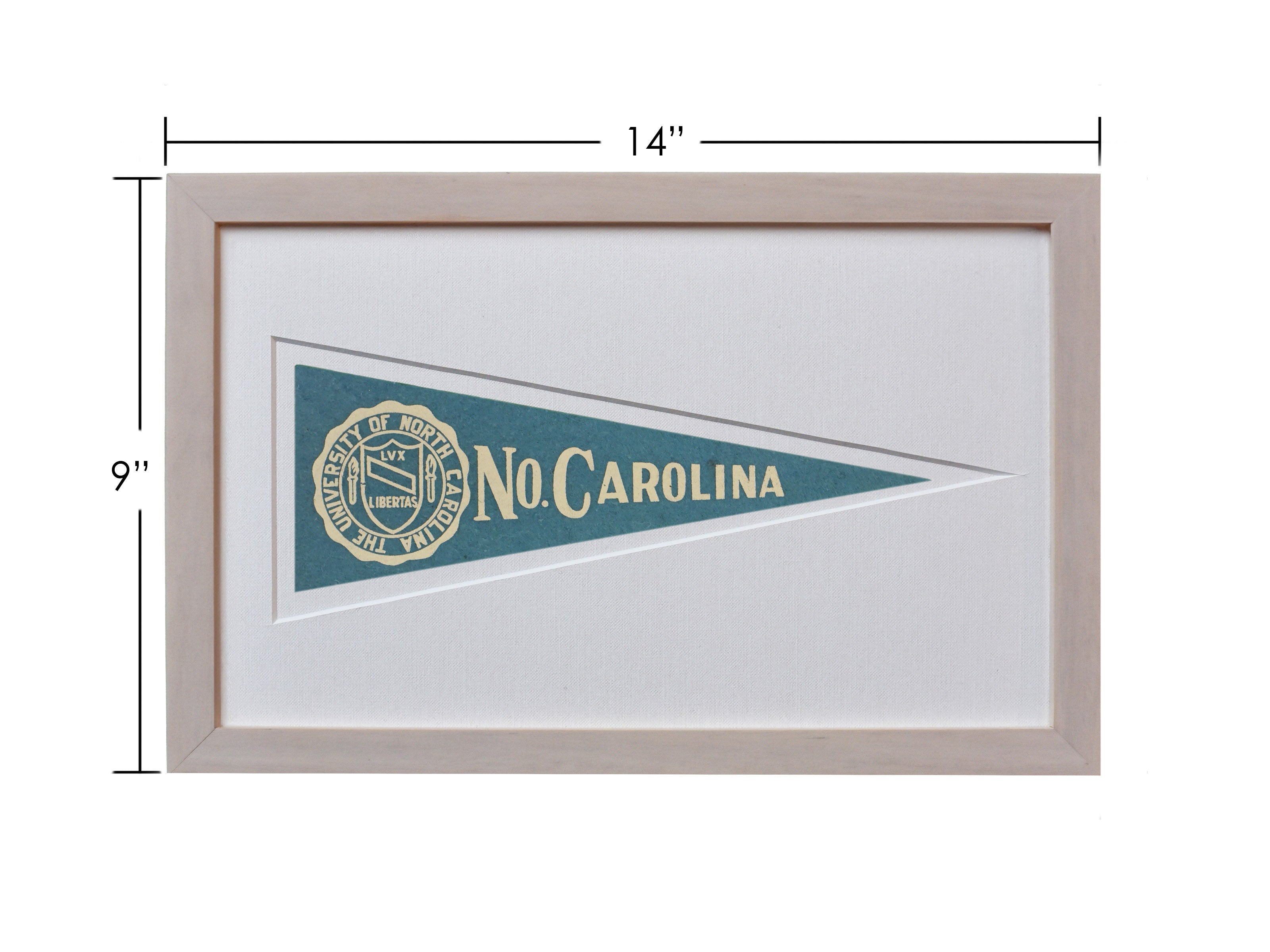 Vintage University of North Carolina Hormel Pennant