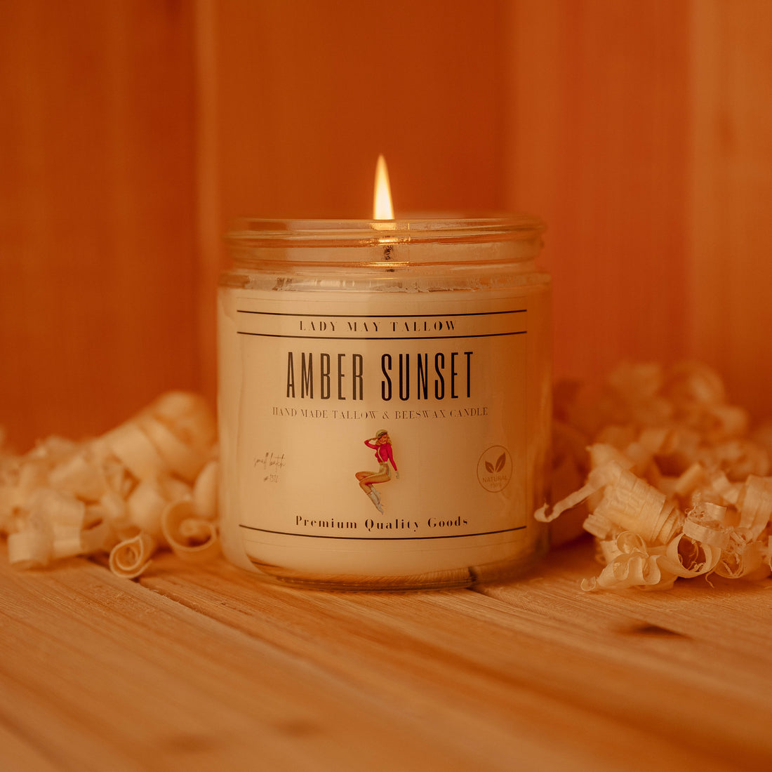 Lady May Seasonal Tallow &amp; Beeswax Candle