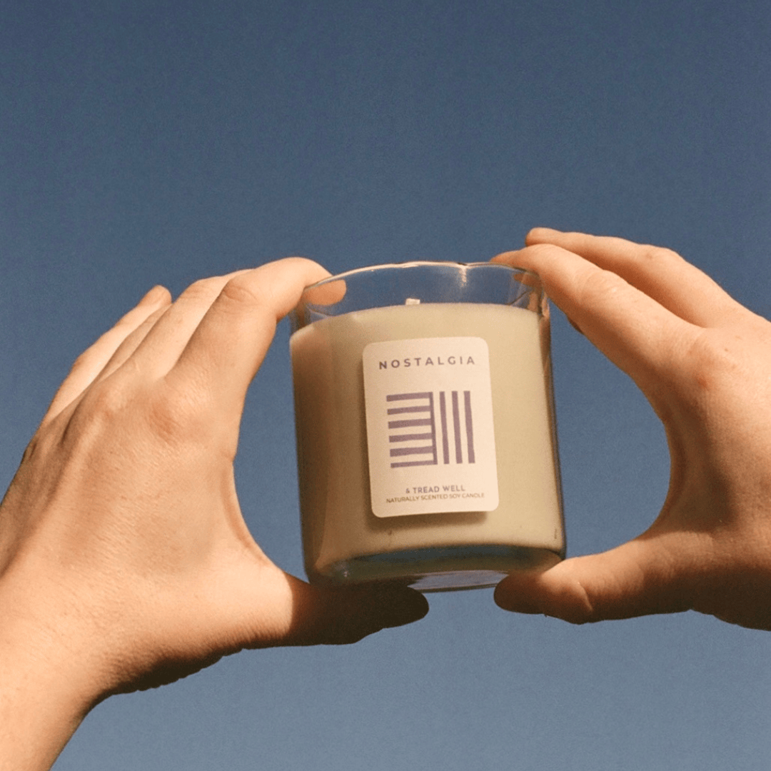 &amp; Tread Well Candle Natural Candle - Nostalgia