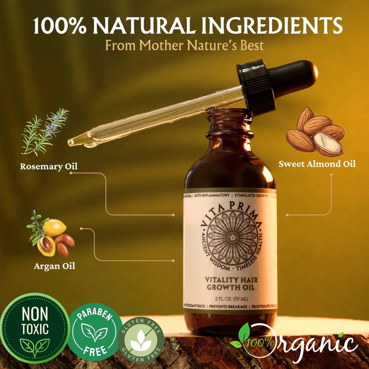 Vita Prima Vitality Hair Growth Oil