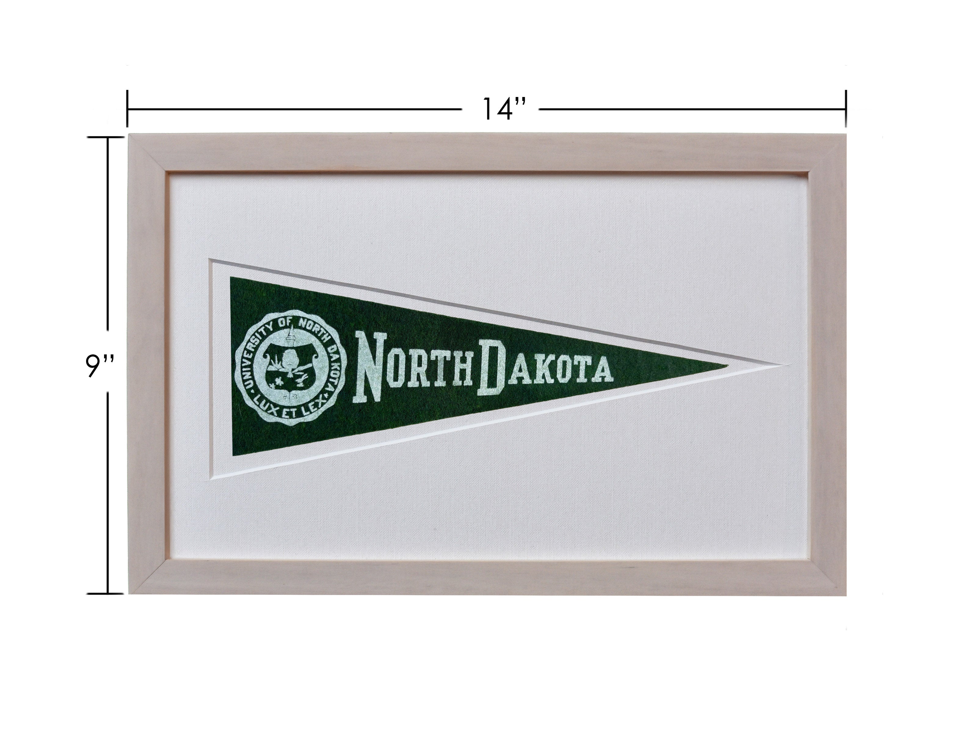 Vintage University of North Dakota Hormel Pennant