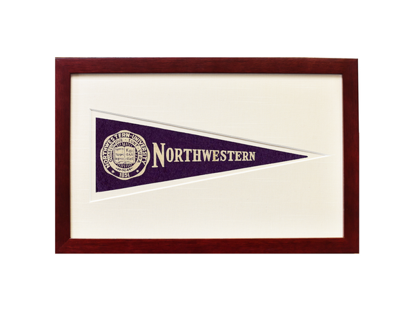 Vintage Northwestern University Hormel Pennant - My American Goods