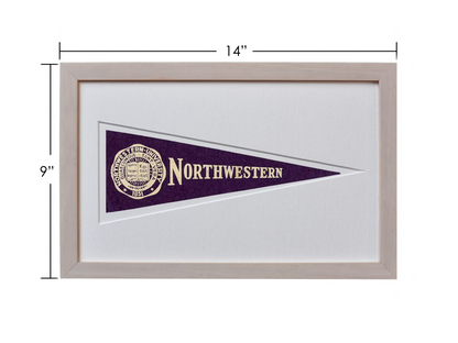 Vintage Northwestern University Hormel Pennant