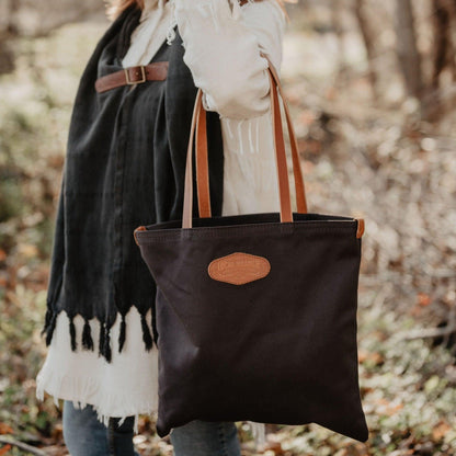 The Local Branch Waxed Canvas Forager Canvas Tote - USA Made