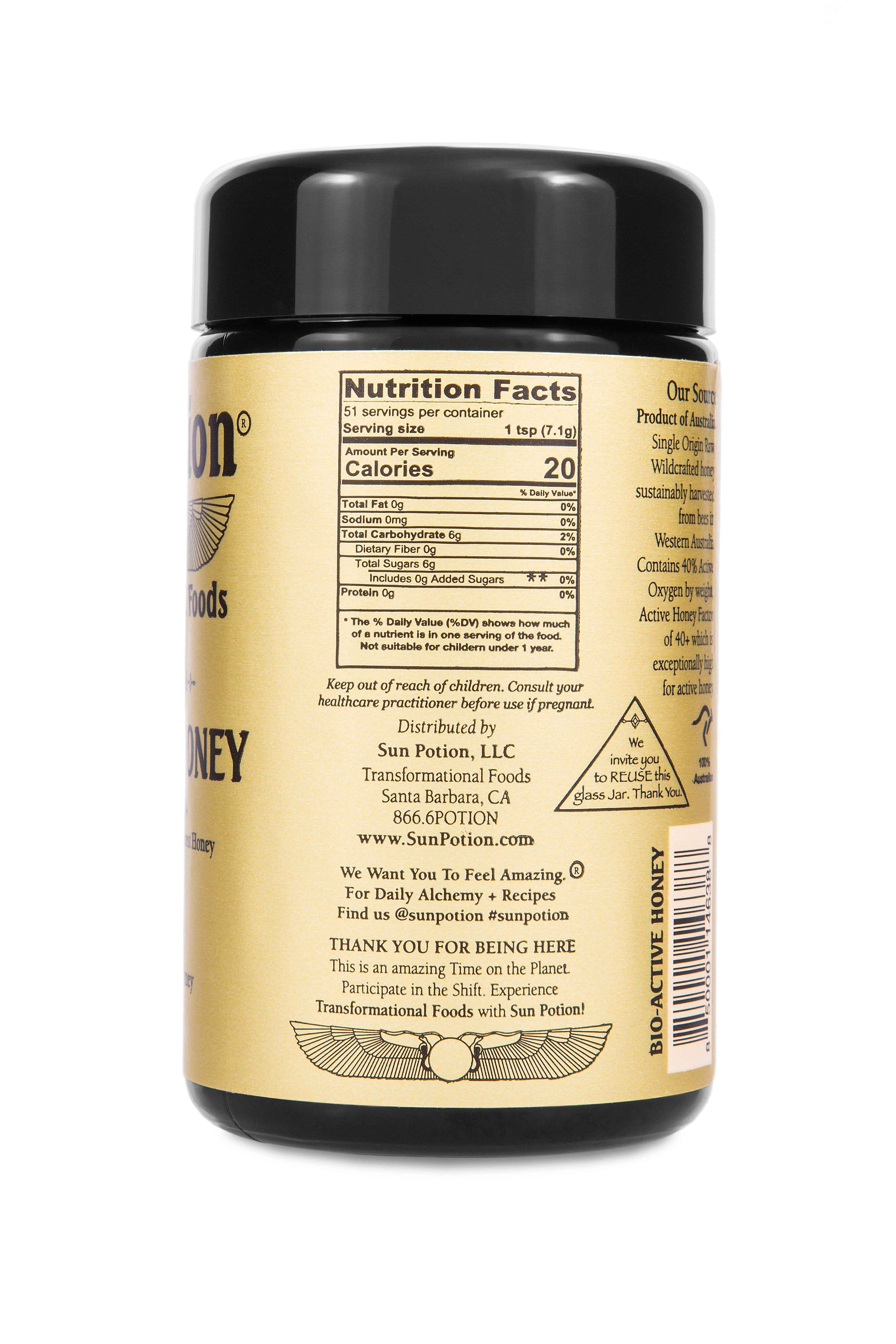 Sun Potion Superfood 7.6 oz Bio-Active Honey