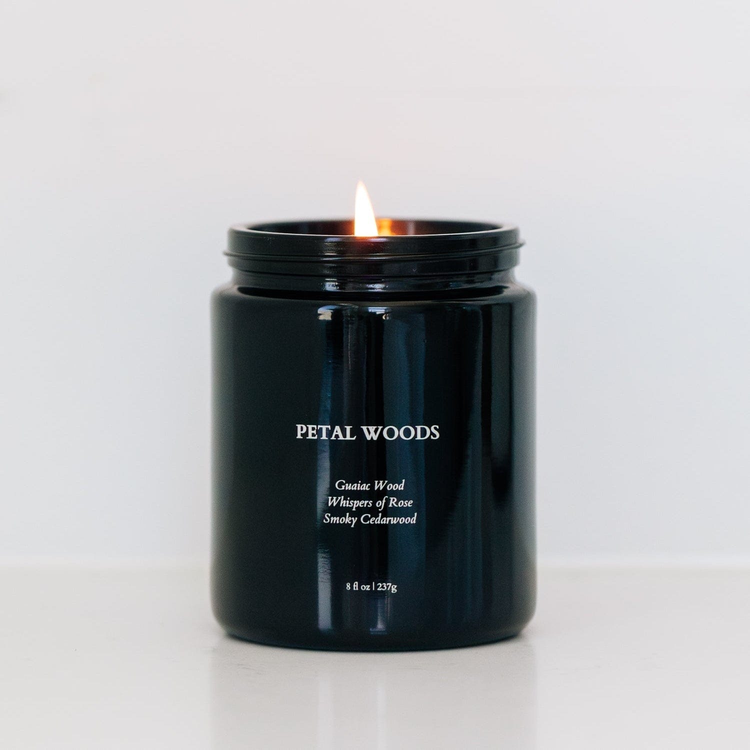 ONYX + PETAL Candle 8oz Petal Woods  - 100% Natural Scented Candle