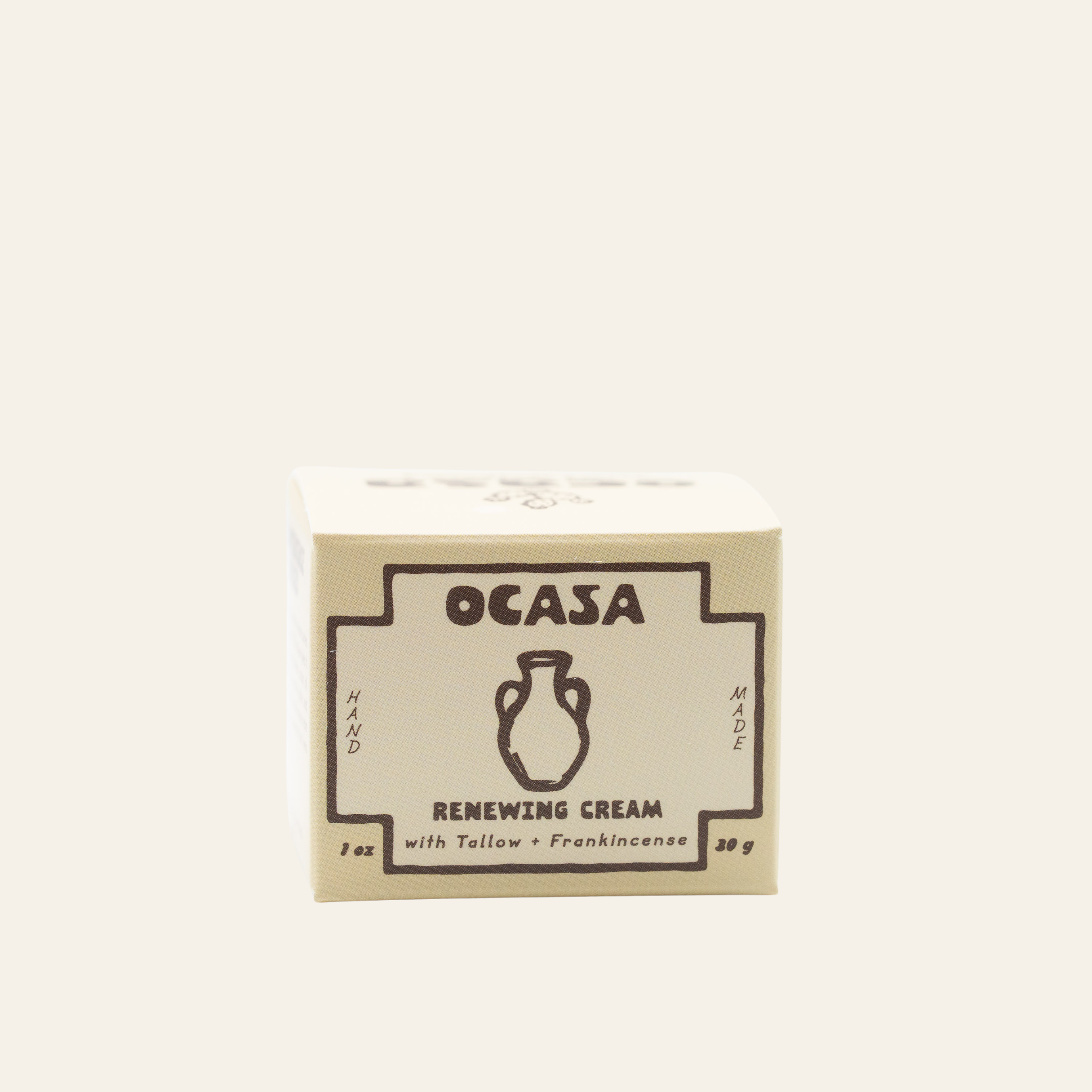 renewing frankincense-infused tallow cream
