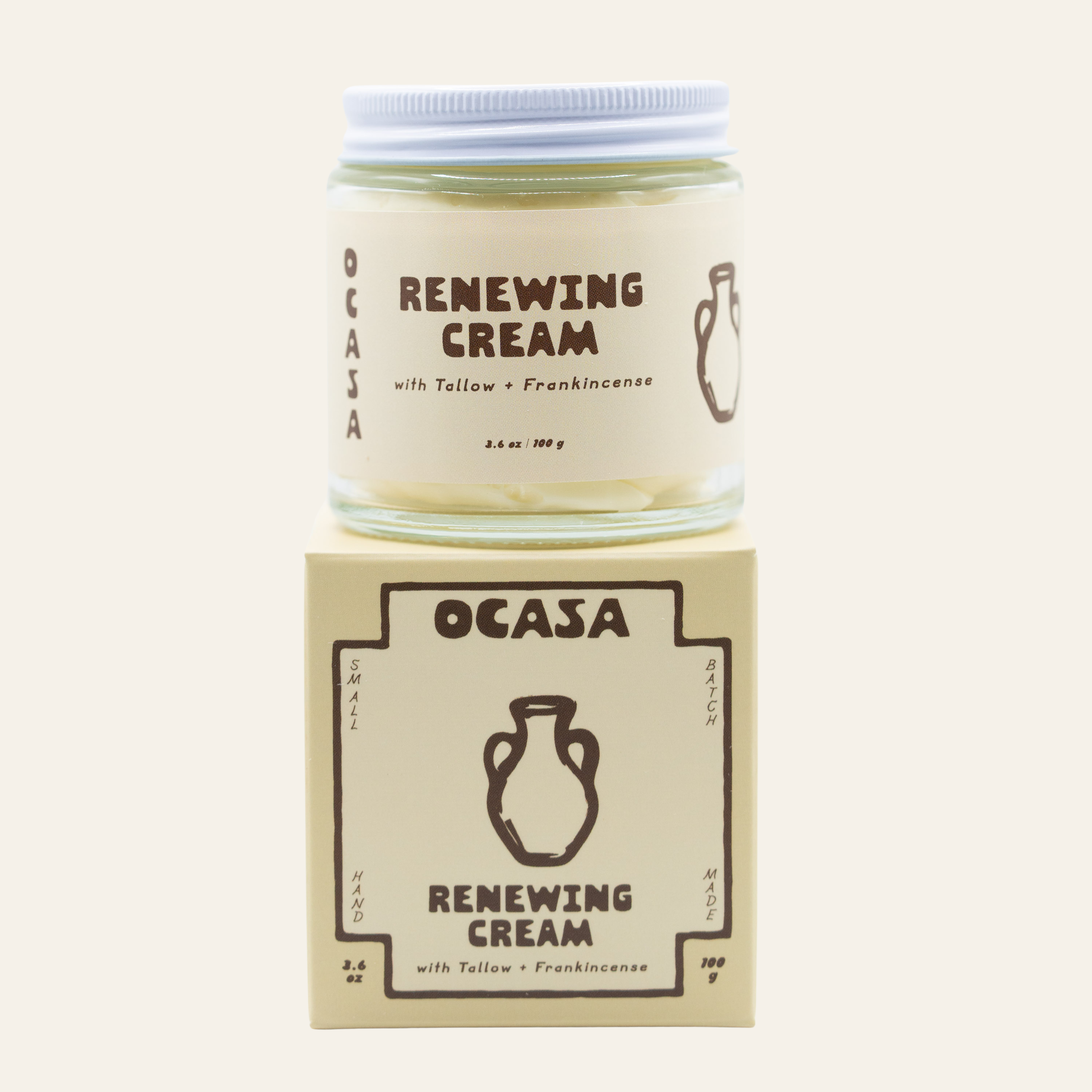 renewing frankincense-infused tallow cream