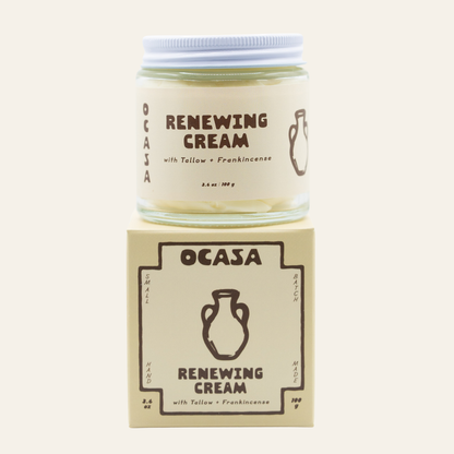 renewing frankincense-infused tallow cream