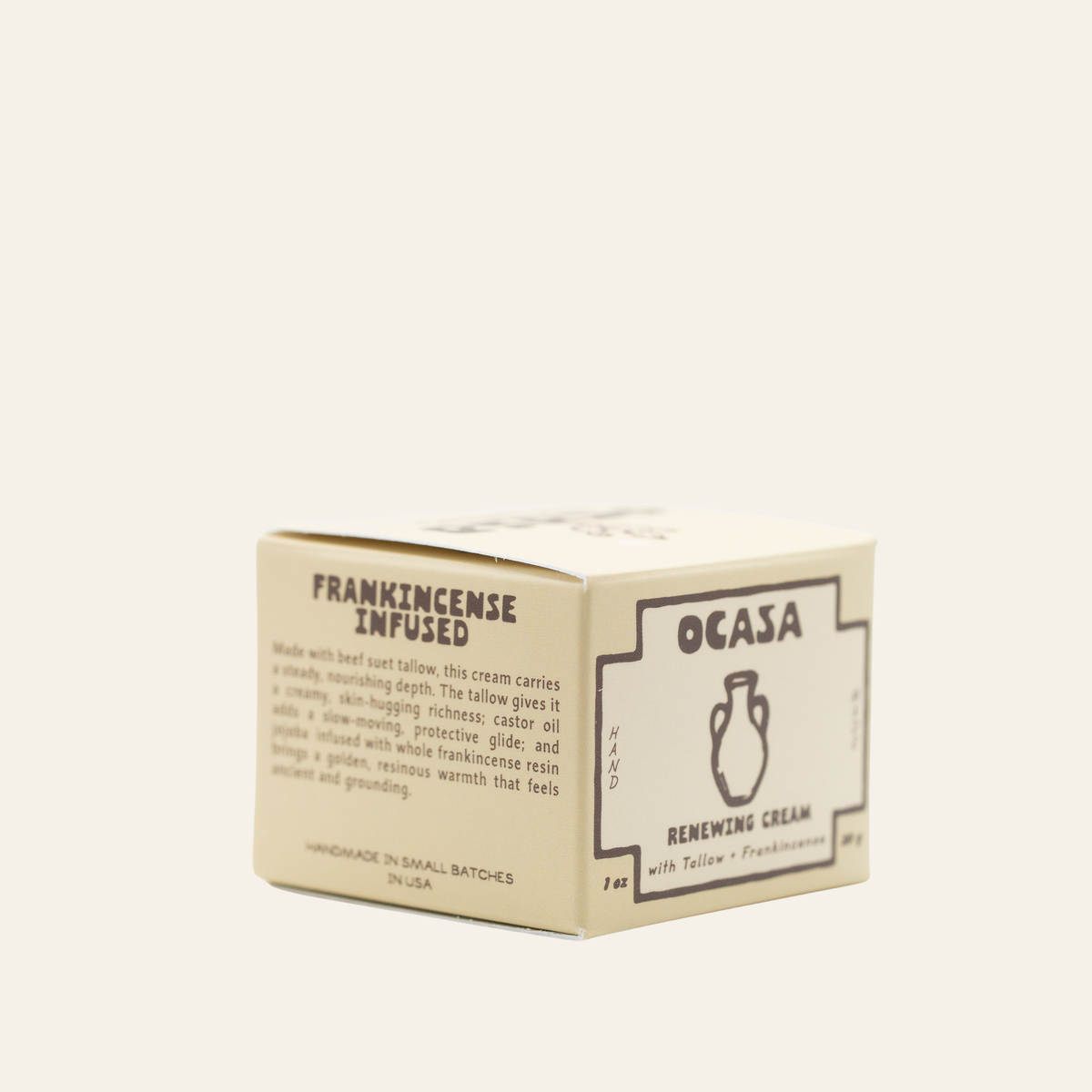 renewing frankincense-infused tallow cream