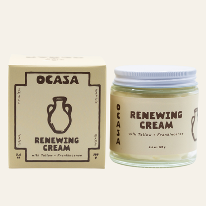 renewing frankincense-infused tallow cream