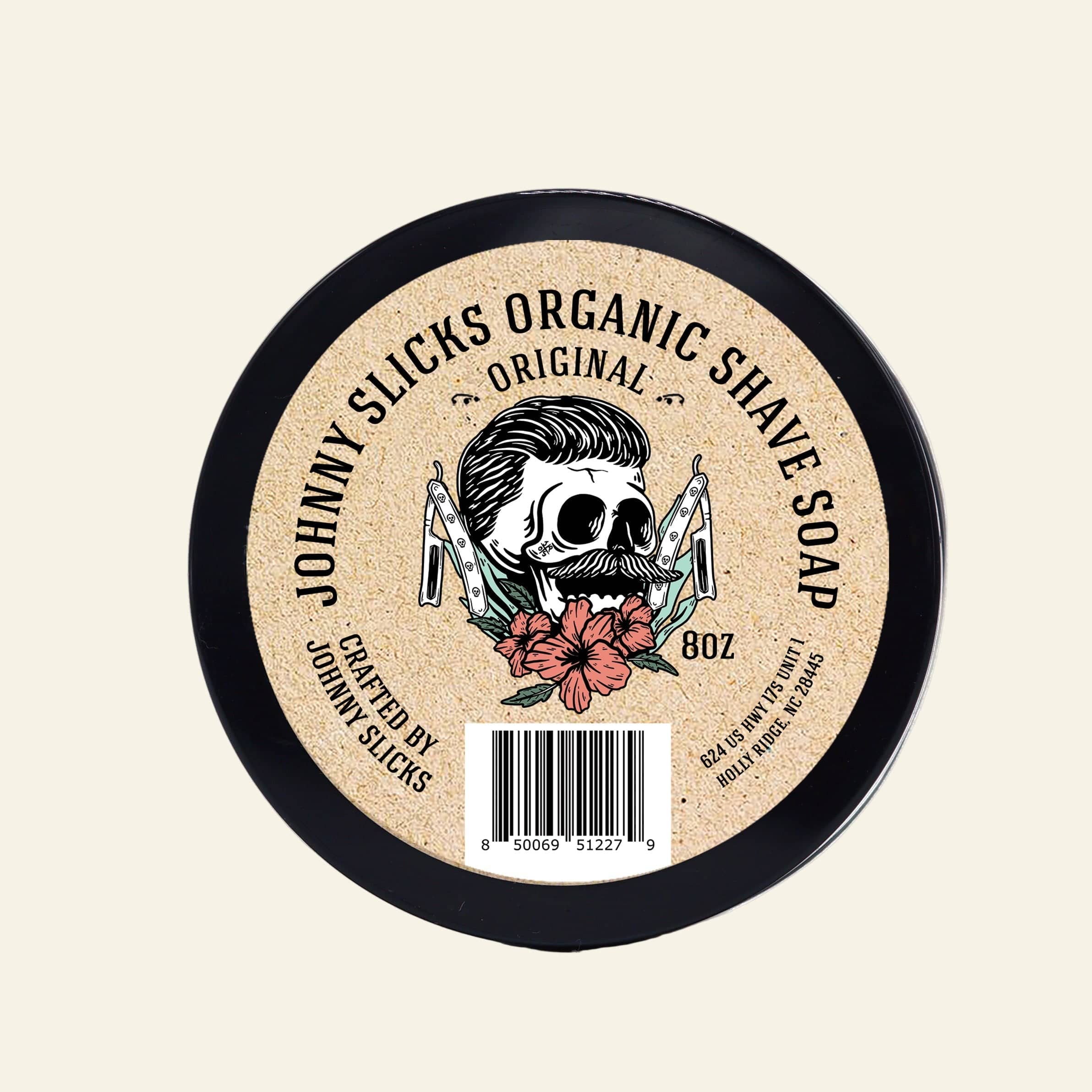 Johnny Slicks Shave Organic Shave Soap