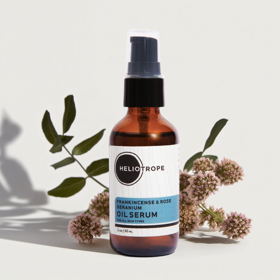 frankincense rose geranium oil serum moisturizer all natural