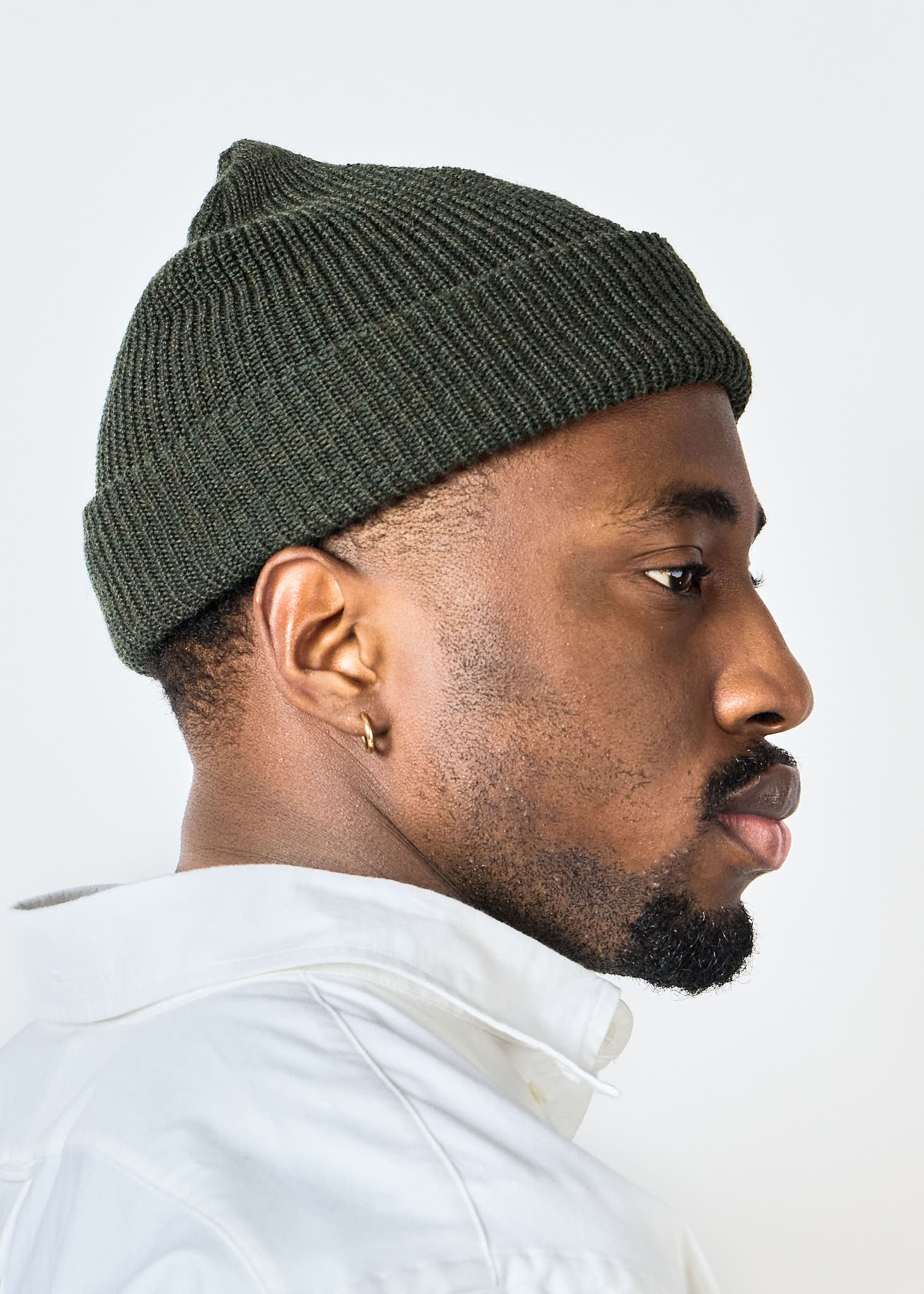 American Trench Accessories Merino Cardigan Stitch Beanie