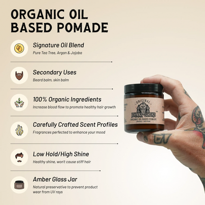 Johnny Slicks Pomade Organic Oil Based Pomade
