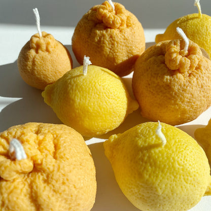 Scandles Farmers Markets Orange / Blood Orange / H: 2.5” W: 2.5” Orange - Single