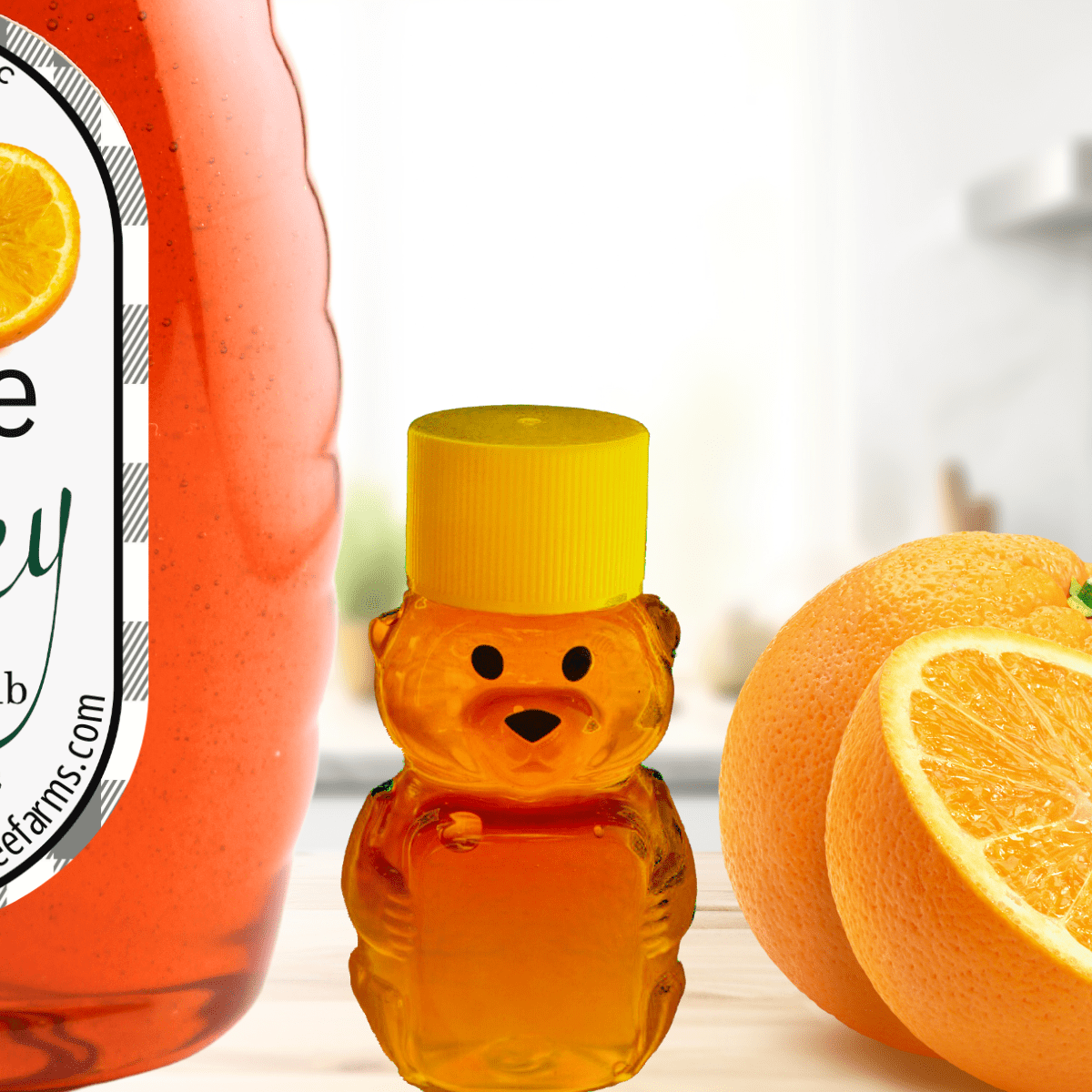 Huckle Bee Farms LLC Honey 2 Oz Sample Size - $3.75 Orange Honey Delight: A Tasty Citrus Infusion