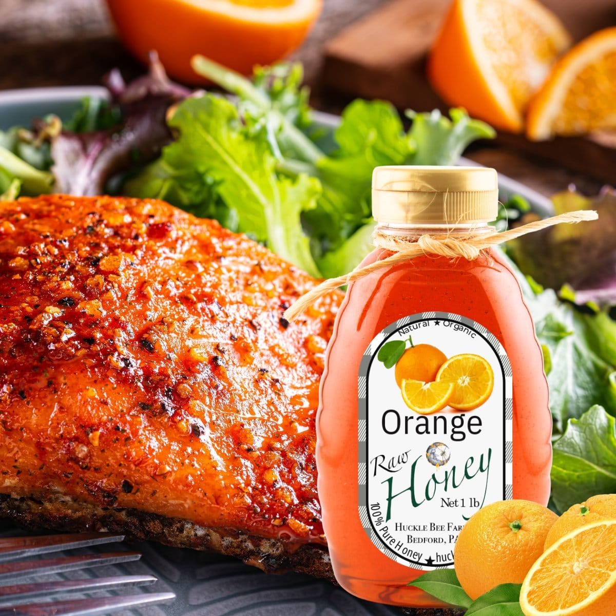 Orange Infused Honey | Pure Honey with Bright Citrus Flavor – My