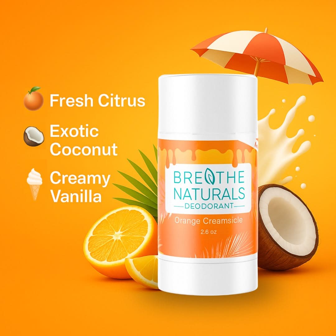 Breathe Naturals Deodorant Orange Creamsicle Deodorant
