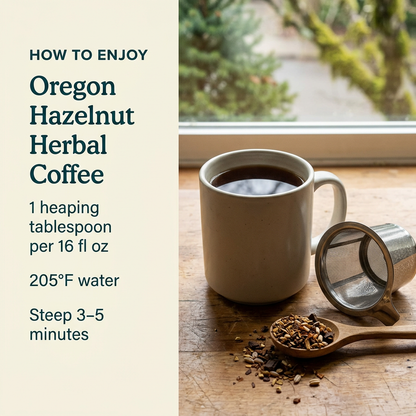 Oregon Hazelnut Herbal Coffee
