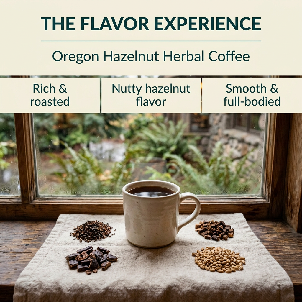 Oregon Hazelnut Herbal Coffee