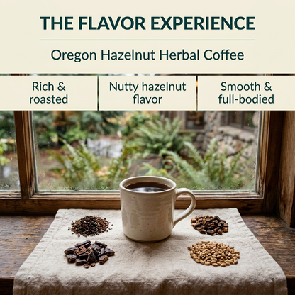 Oregon Hazelnut Herbal Coffee